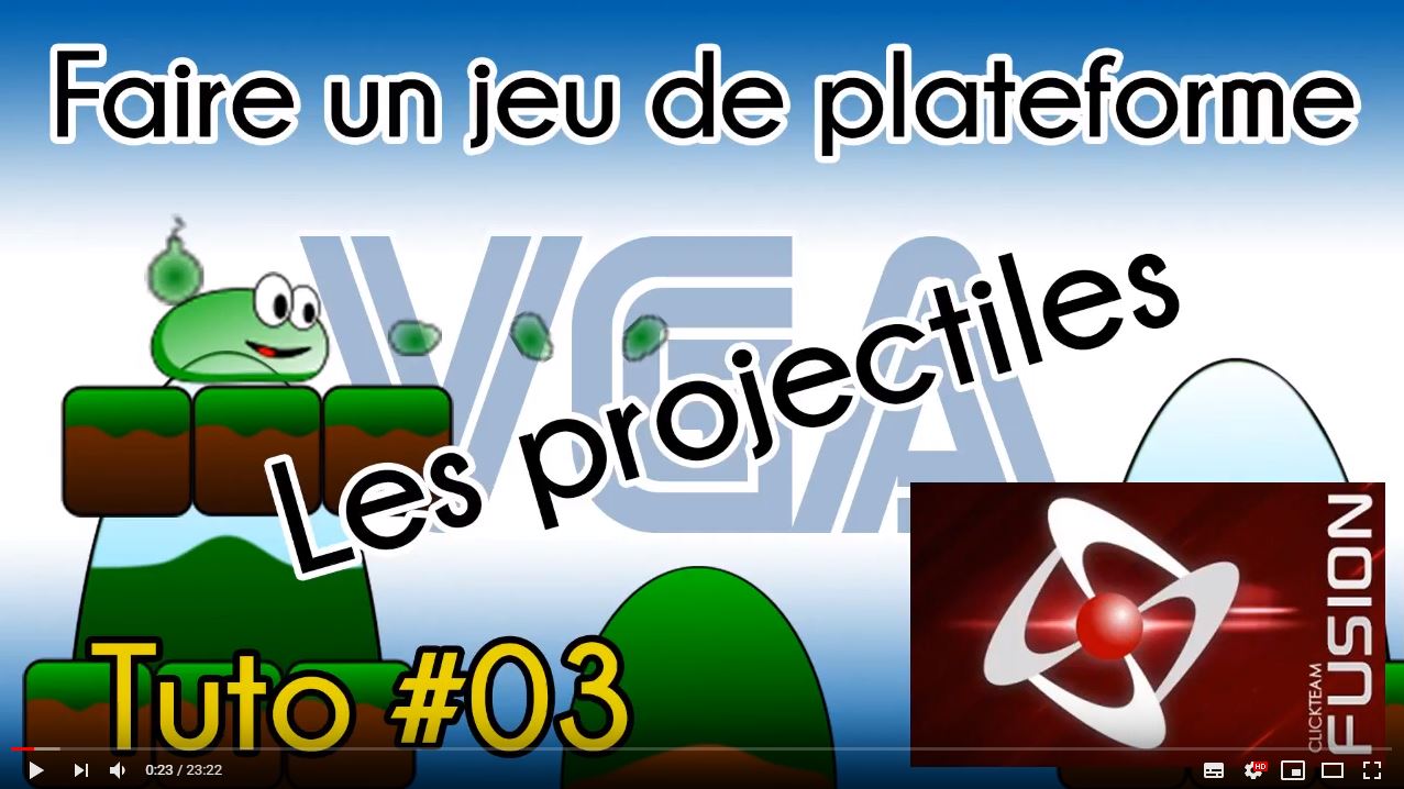 Tutoriel (débutant) "Faire un jeu de plateforme #03"